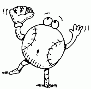 baseball Trying to catch