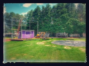 Backstop Tear Down Day 1